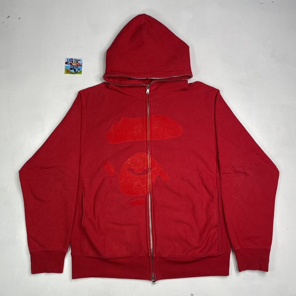 2007 BAPE Ape Face Full Zip Hoodie